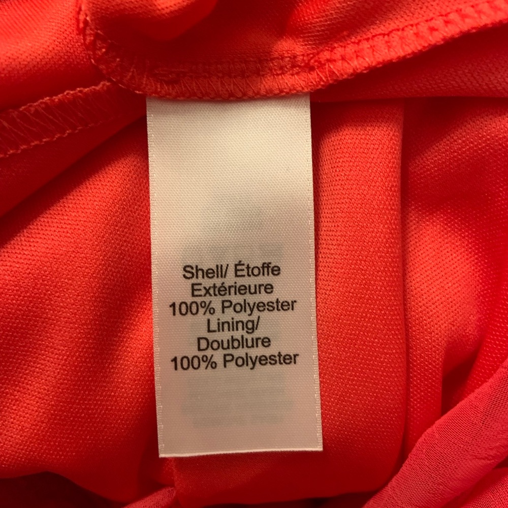 Maurices Vibrant Coral Midi Dress Plus 1X (Size 16) - Picture 6 of 6